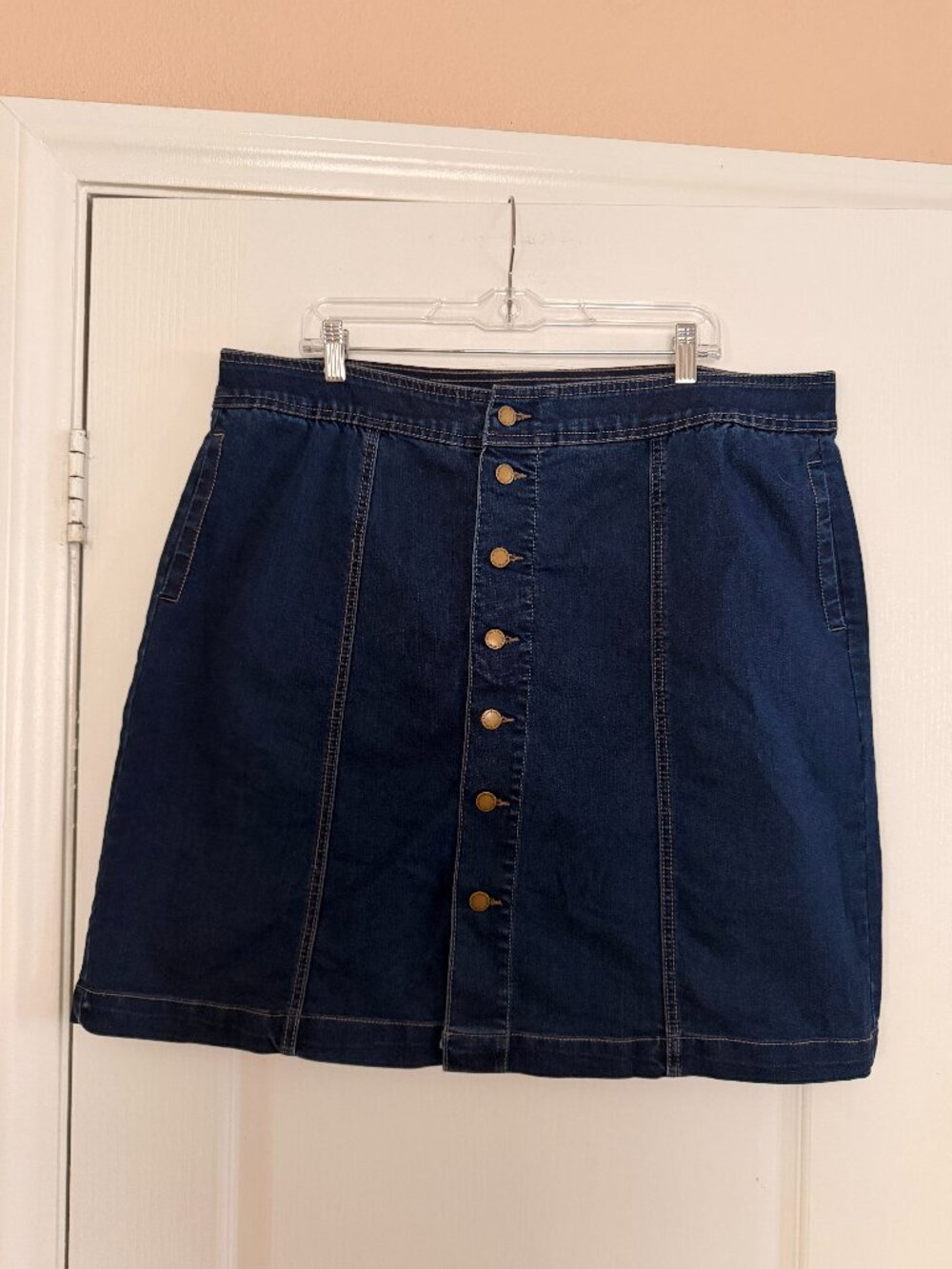 Charter Club Jean Shop Woman's Denim Skirt - Size 16W